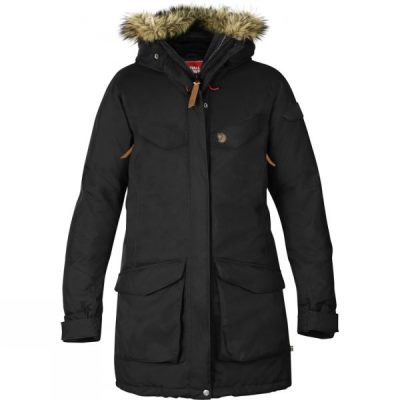 Parka Fjallraven Nuuk Mujer Negras - Chile XIG261547